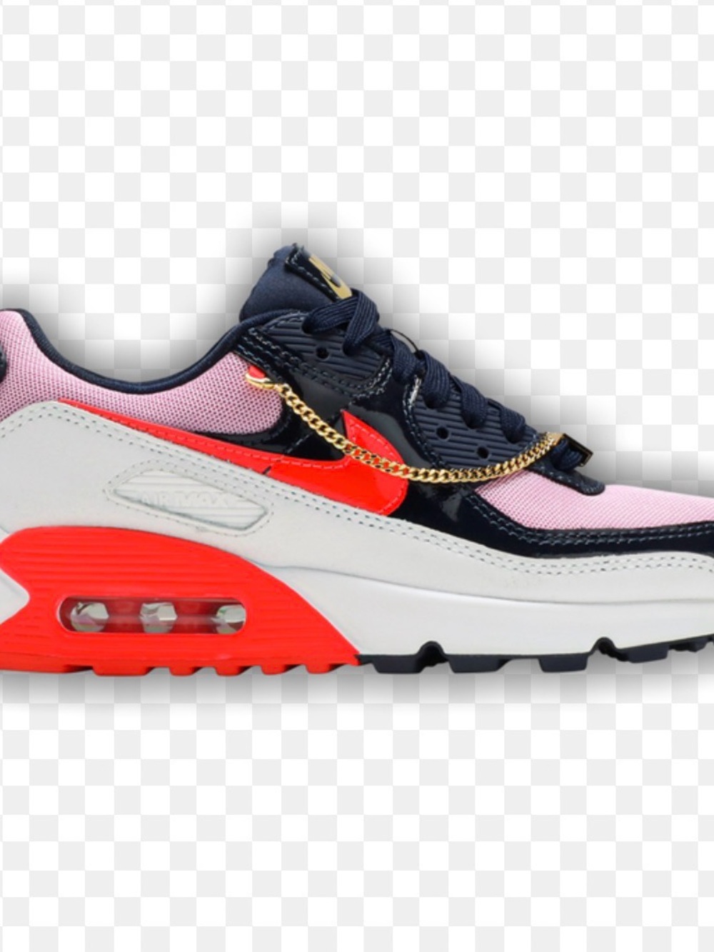 Nike Navy & Pink Air Max Trainers - Picture 2 of 6